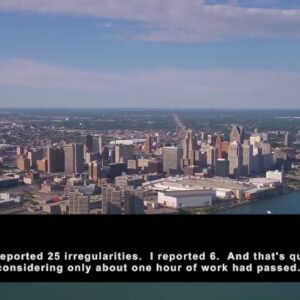 2020 Detroit Ballot Counting. "What kind of an election is this? The scene felt like a drug deal."