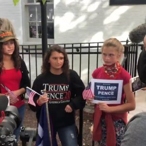 Trump Supporters Hold “Stop The Steal” Rally Outside RNC