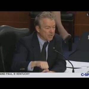 Sen. Rand Paul Tells Fauci Everything Americans Are Thinking On Wearing Masks After Being Vaccinated