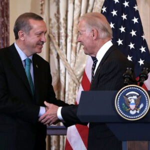 biden meets with turkish president before using the term armenian genocide in reference to turkish history