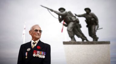 scaled back ceremonies commemorate 77th anniversary of d day