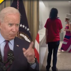 After Senator Sinema Chased Into Bathroom By Liberals, Biden Chuckles In Press Conference