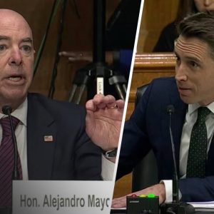 Hawley Leaves DHS Sec. Mumbling After He Asks How Involved Kamala Is at the Border