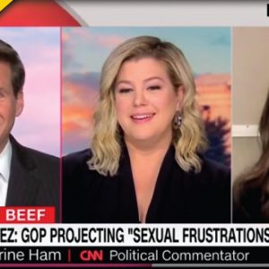CNN Contributor Mary Kathrine Fights Back Laughter After AOC’s Sexual Frustration Response