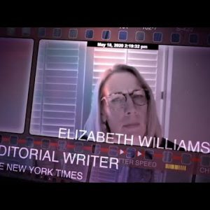 UNSEEN video of NYT’s Editorial Writer Elizabeth Williamson in Defamation Lawsuit with Sarah Palin