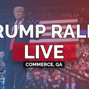 🔴 President Donald Trump Rally LIVE in Commerce, GA 3/26/22