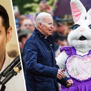 LOL: Easter Bunny BLOCKS Biden From PRESS