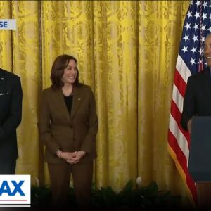 BREAKING: Barack Obama returns to the White House with President Joe Biden and VP Kamala Harris