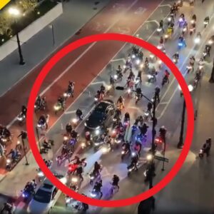 Ring Of Fire LIGHTS Up Chicago In Viral Video As Drag Racers Surround Crowd With Donuts