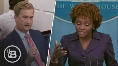 Doocy Turns Press Sec. Into a STUTTERING MESS When He Catches Her Lying About Gas Prices