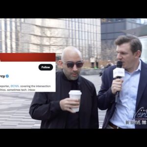 CNN’s Oliver Darcy REFUSES to defend false “harassment” accusation when questioned by James O’Keefe