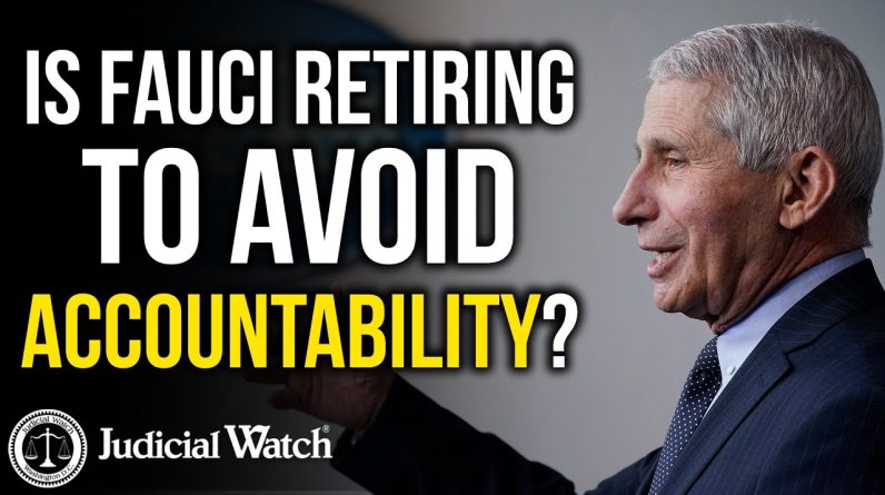 Is Fauci Retiring to Avoid Accountability?