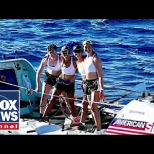 All-female rowing team breaks world record on trip from California to Hawaii