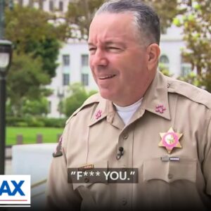 'Welcome to LA': County Sheriff gets interrupted while speaking about Soros-planted DA
