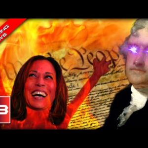Outrage as Declaration of Independence Ravaged By Kamala to Force Abortion Rights
