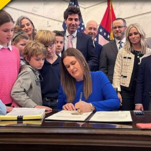 BOOM! Sarah Sanders Makes History, Signs Bill into Law that All States Should Follow