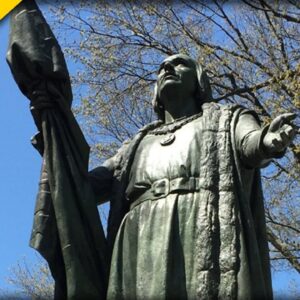 Defacing History: Suspects Vandalize Christopher Columbus Monument