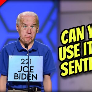 Biden's Latest Blunder: President can't Spell "Eight" Proves He's Not As Smart As He Thinks He Is