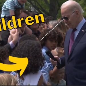 Biden Can't Answer Questions From Literal Children