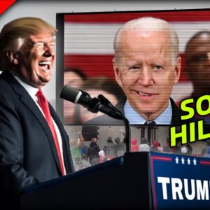 Watch: Trump Brutally Mocks Biden with New Nickname at New Hampshire Rally!