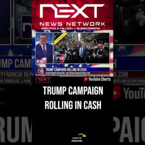 Trump Campaign ROLLING IN CASH #shorts