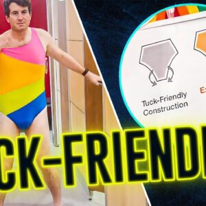 Alex Stein Trys Target’s Viral "Tuck-Friendly" Swimsuit