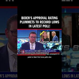 Biden's Approval Rating Plummets to Record Lows in Latest Poll!