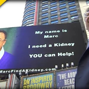How This New Yorker Found His Lifesaving Kidney Through a Times Square Billboard