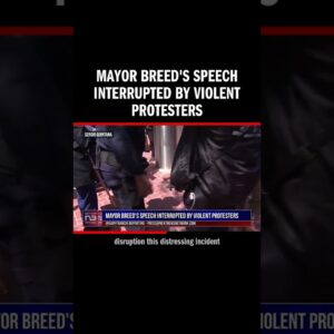 Mayor Breed's Speech Interrupted by Violent Protesters