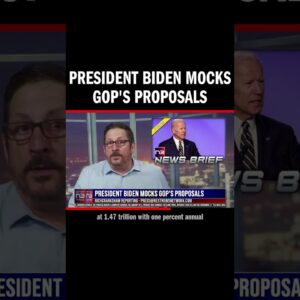 President Biden Mocks GOP's Proposals