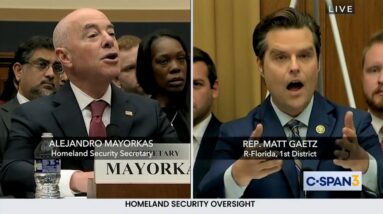 VIRAL: Gaetz BATTLES Mayorkas in FIERY Exchange About the Border Crisis