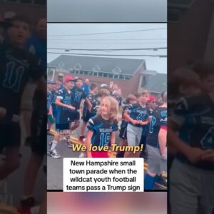 BASED KIDS go nuts for Trump 🇺🇸