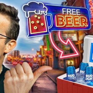 I Tried To Give Free Bud Light To Drunkest People On Earth | These Reactions 🤣