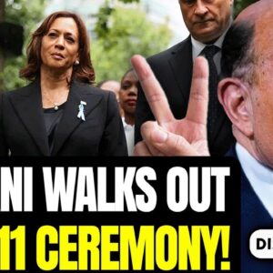 Mayor Rudy Giuliani LEAVES 9/11 Ceremony After Kamala DISGRACES Victims Memory| “I Could NOT Stay!”