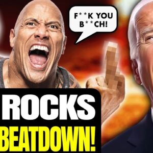 The Rock CURB STOMPS Joe Biden: 'No, No, No! I Do NOT Support Him' | The Rock Running For President?