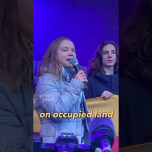 Protesters AMBUSH Greta Thunberg at Climate Rally