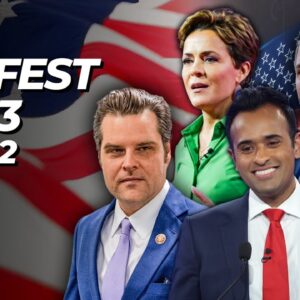 LIVE: AmericaFest 2023–Day 2 With Donald Trump Jr., Vivek Ramaswamy, Matt Gaetz, Kari Lake, and More