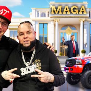 Inside MAGA-Rapper's DRIP Kingdom: $1,000,000 Trump Rolls-Royce, $250,000 Gold & Diamond MAGA Chain🔥