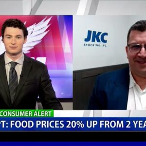 Report: Food prices 20% up from 2 years ago