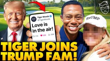 Tiger Woods Stuns World, Officially Announces He's Joining The TRUMP Family | Trump's Reaction is 🔥