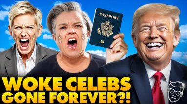 TRUMP CURSE: Rosie and Ellen MISERABLE After Fleeing U.S., Post Sobbing, TEAR FILLED Videos Online🤣