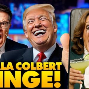 Final Humiliation: Kamala CRASHES Out In Cringe Colbert Interview, QUITS Politics | 'Both LOSERS'