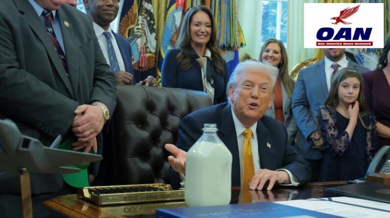 president trump signs milk for healthy kids act to expand whole milk choice in schools