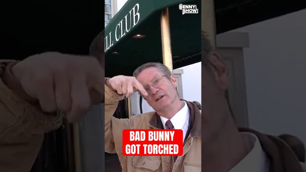 Bad Bunny Torched by the Greatest Congressman in Benny Johnson Video